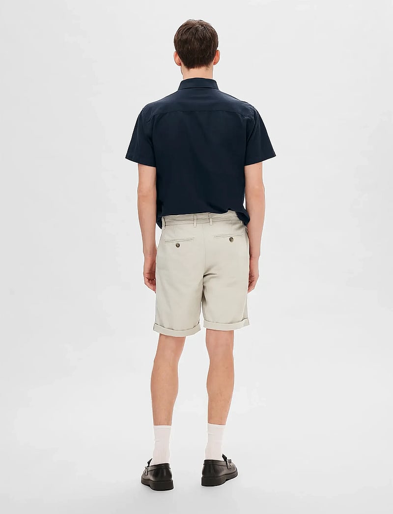 Selected - SLHSLIM-LUTON FLEX SHORTS NOOS - chinos shorts - pure cashmere - 2
