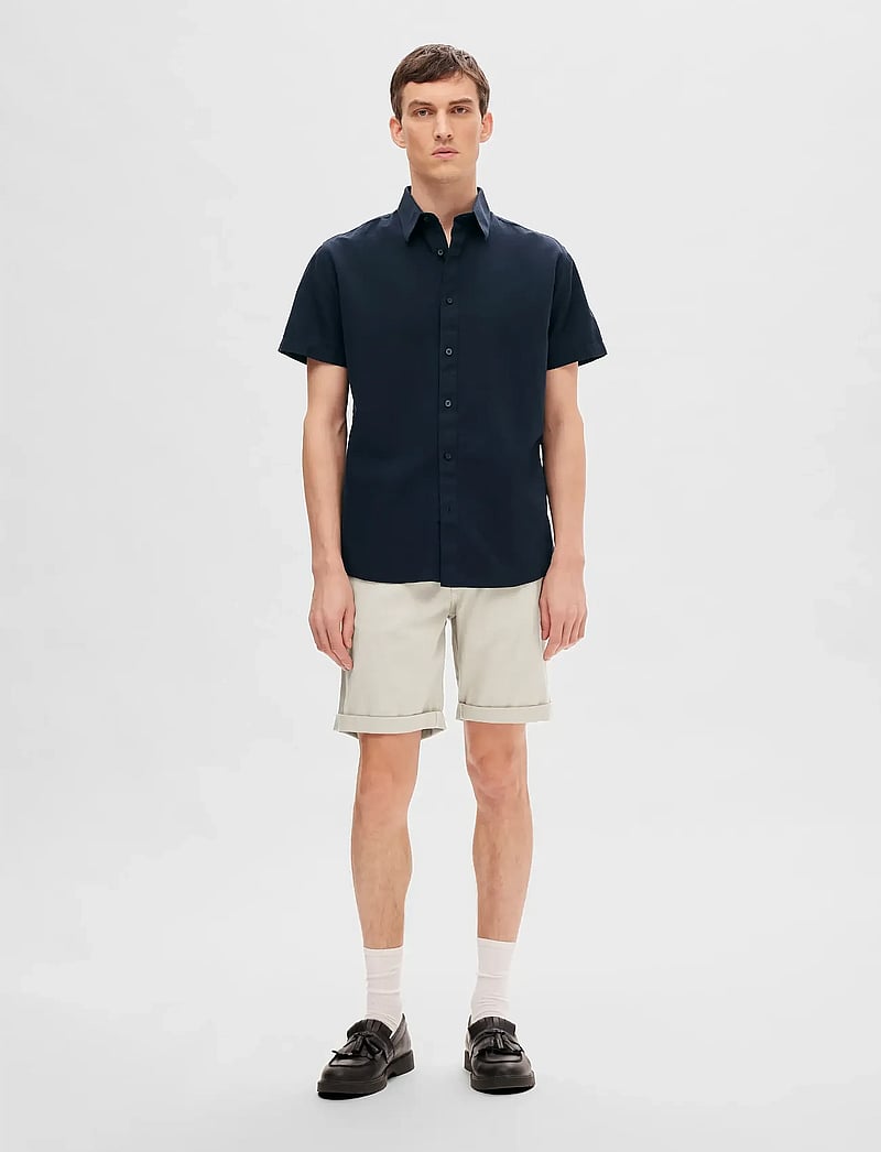 Selected - SLHSLIM-LUTON FLEX SHORTS NOOS - chinos shorts - pure cashmere - 5
