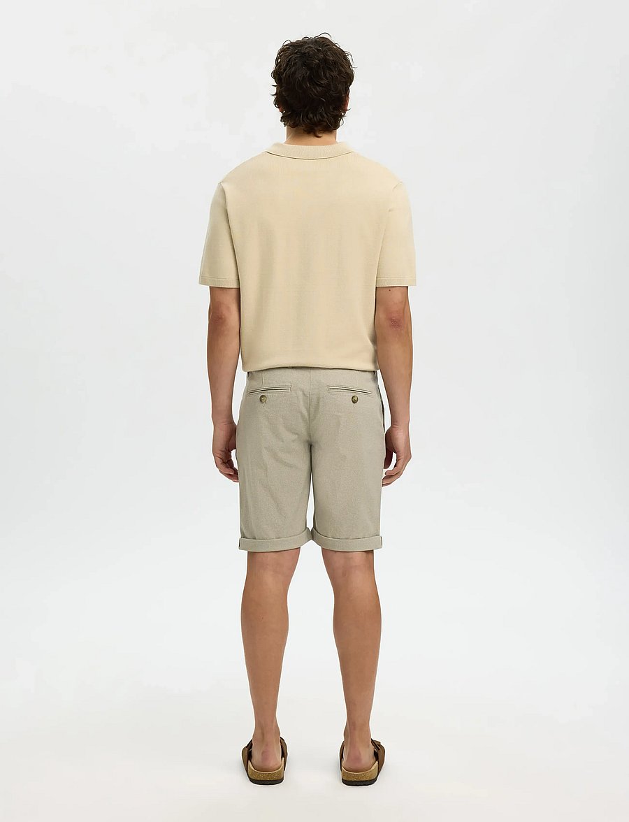 Selected - SLMSLIM-LUTON MILES FLEX SHORTS NOOS - chino lühikesed püksid - vetiver - 2