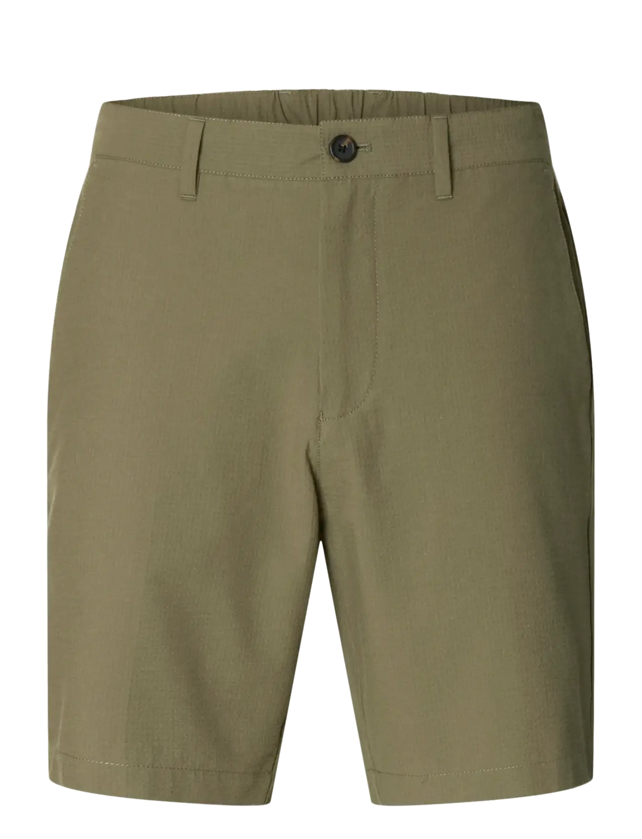 Selected - SLHREGULAR-KARL SEERSUCKER SHORTS NOOS - lühikesed vabaajapüksid - deep lichen green - 1