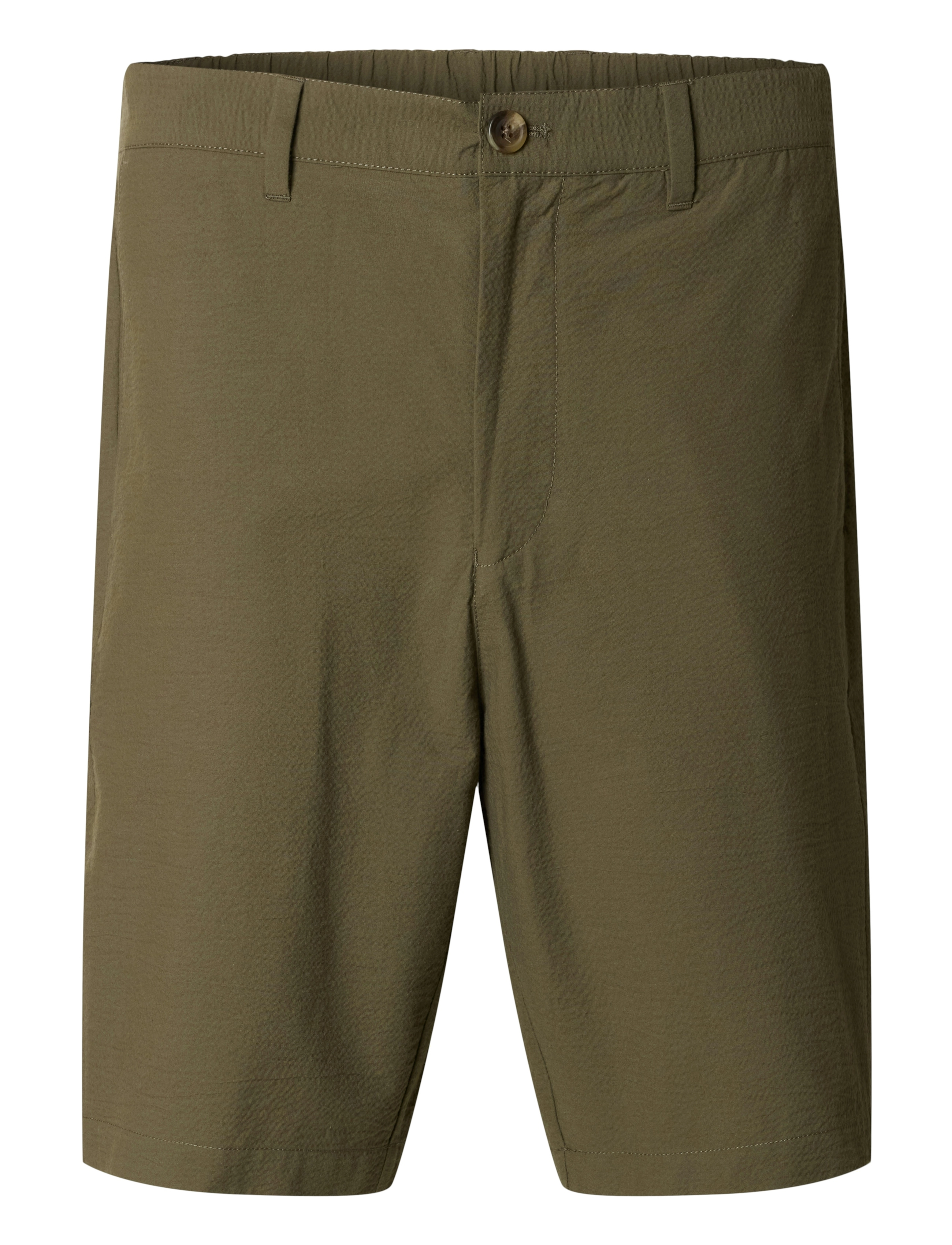 Selected SLHREGULAR-KARL SEERSUCKER SHORTS NOOS - Shorts - KALAMATA / green