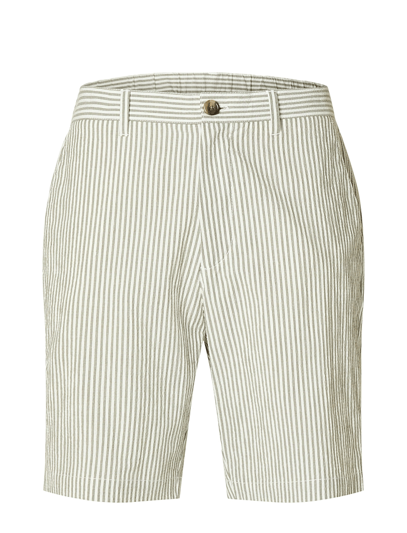 Selected - SLHREGULAR-KARL SEERSUCKER SHORTS - casual shorts - kalamata - 1