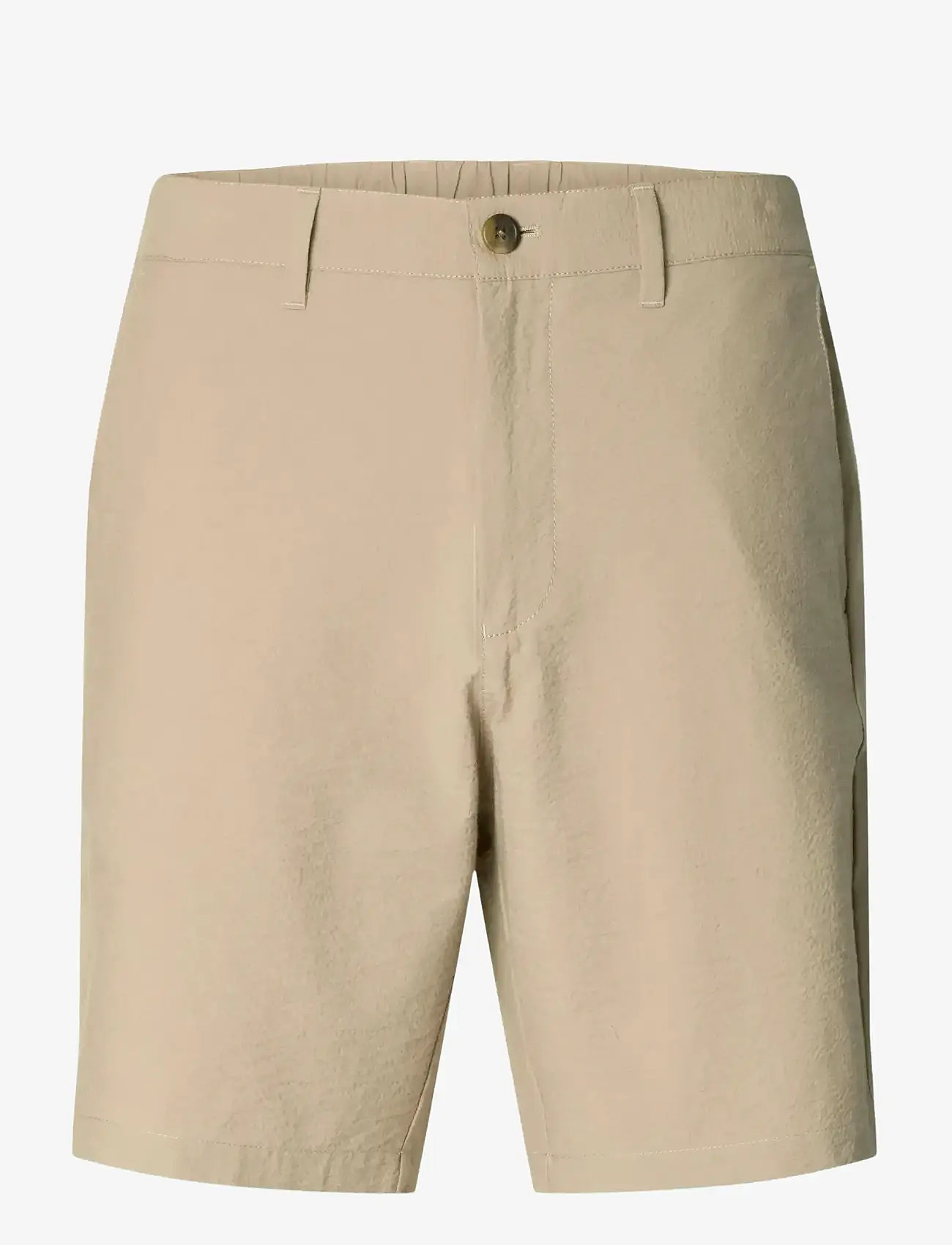 Selected - SLHREGULAR-KARL SEERSUCKER SHORTS - lühikesed vabaajapüksid - pure cashmere - 1