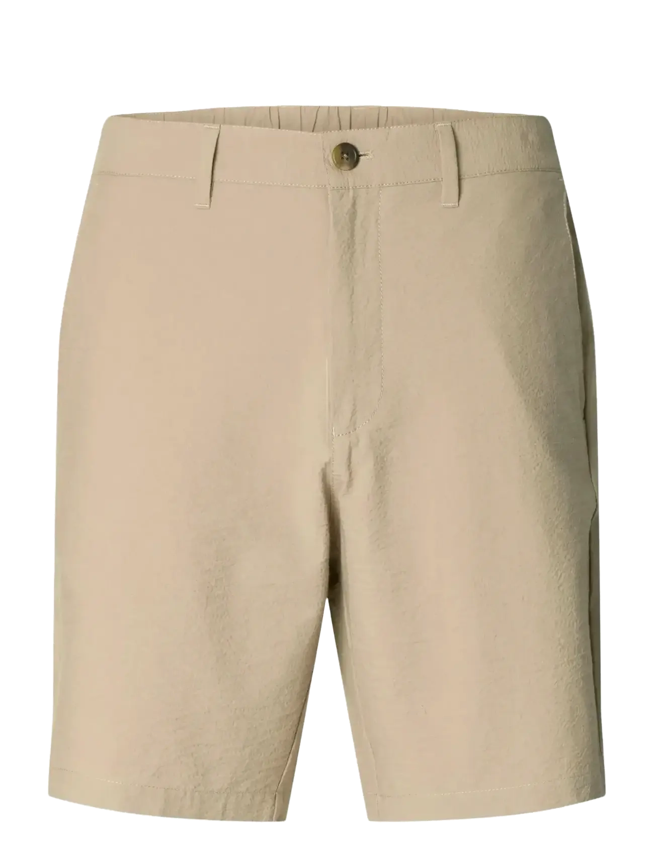 Selected SLHREGULAR-KARL SEERSUCKER SHORTS NOOS - Shorts - PURE CASHMERE / beige
