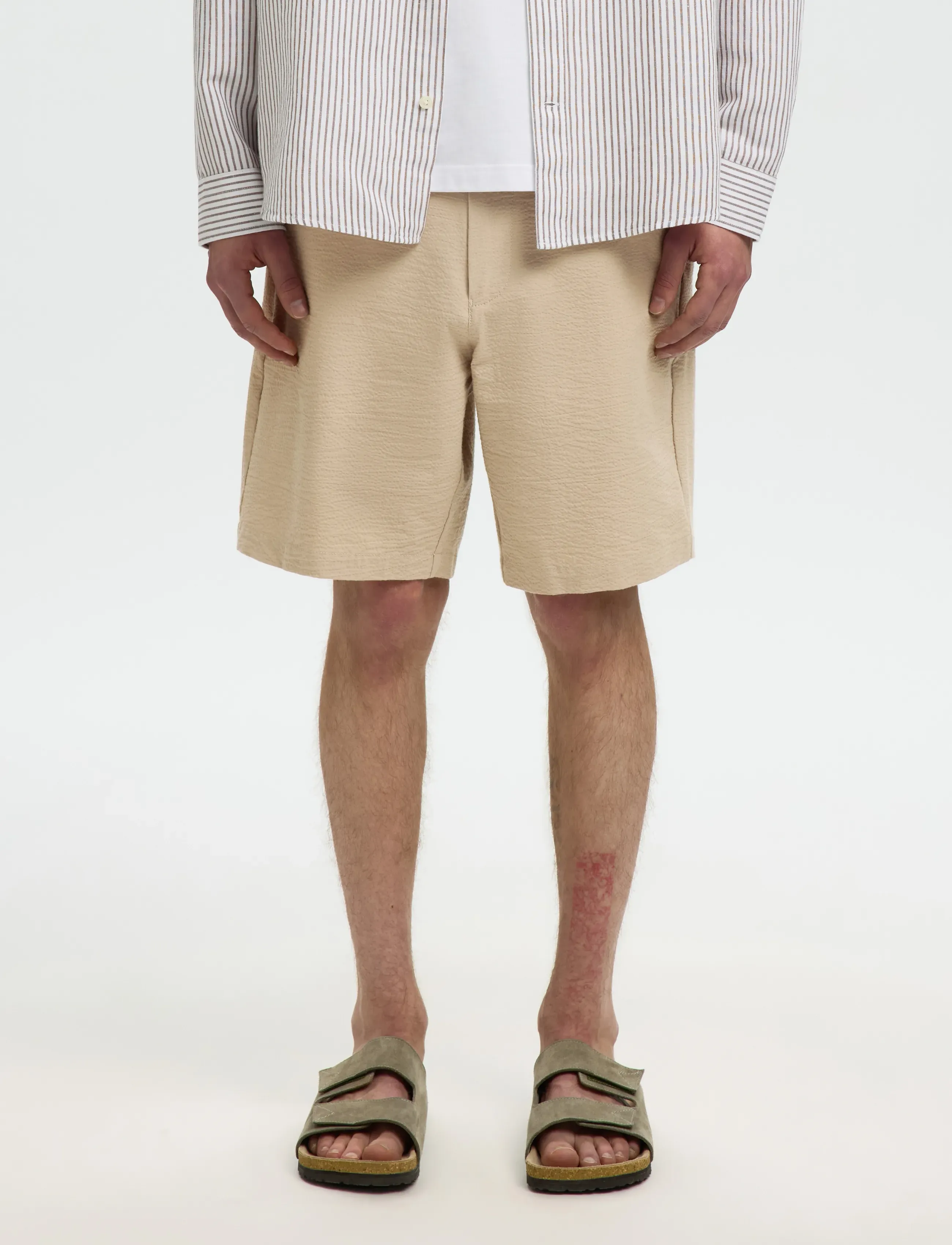 SELECTED Shorts & Bermudas Noos Regular-Karl Shorts Pure Cashemere herr – bild 6