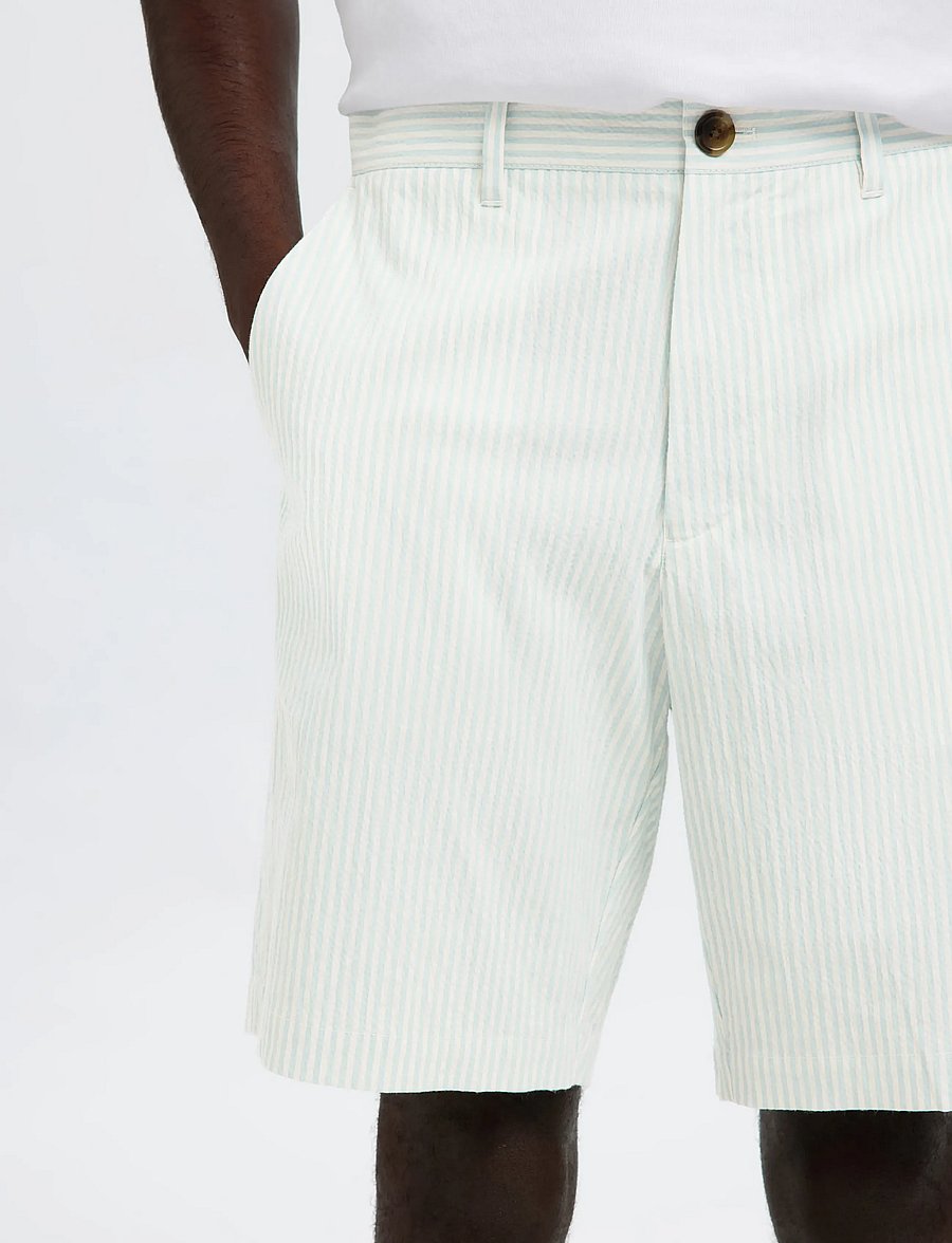 Selected - SLHREGULAR-KARL SEERSUCKER SHORTS NOOS - casual shorts - winter sky - 4