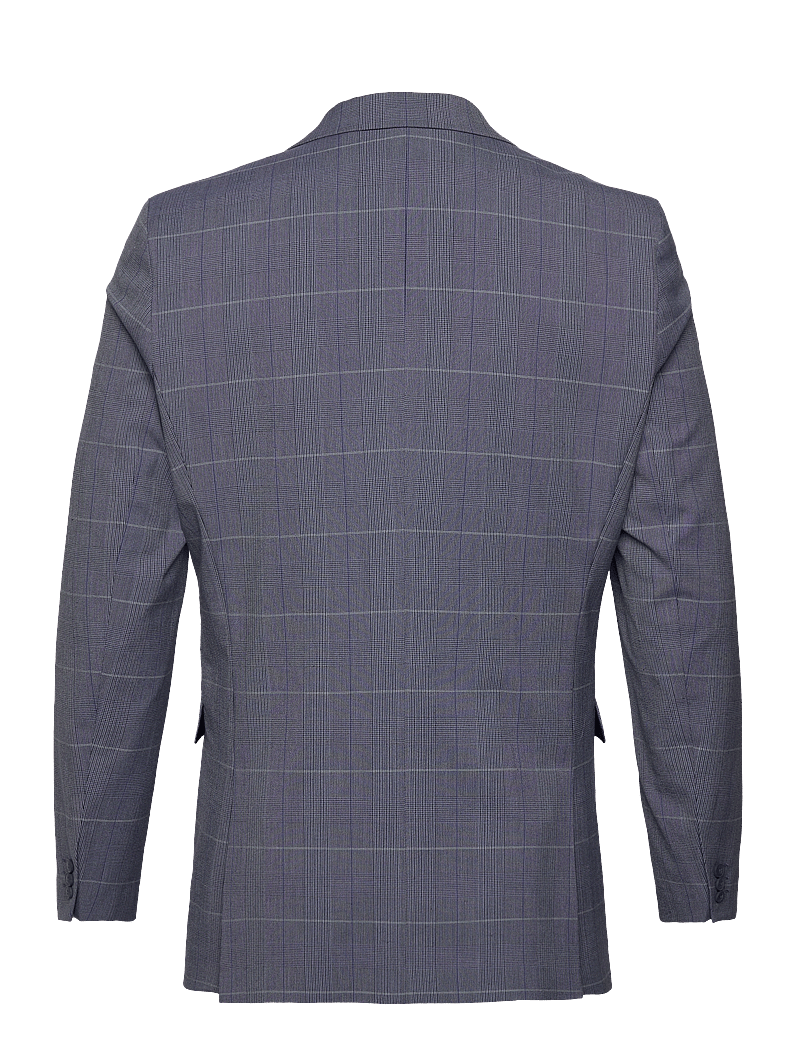 Selected - SLHSLIM-LIAM BLUE CHECK BLZ FLEX - einreiher - blue shadow - 2