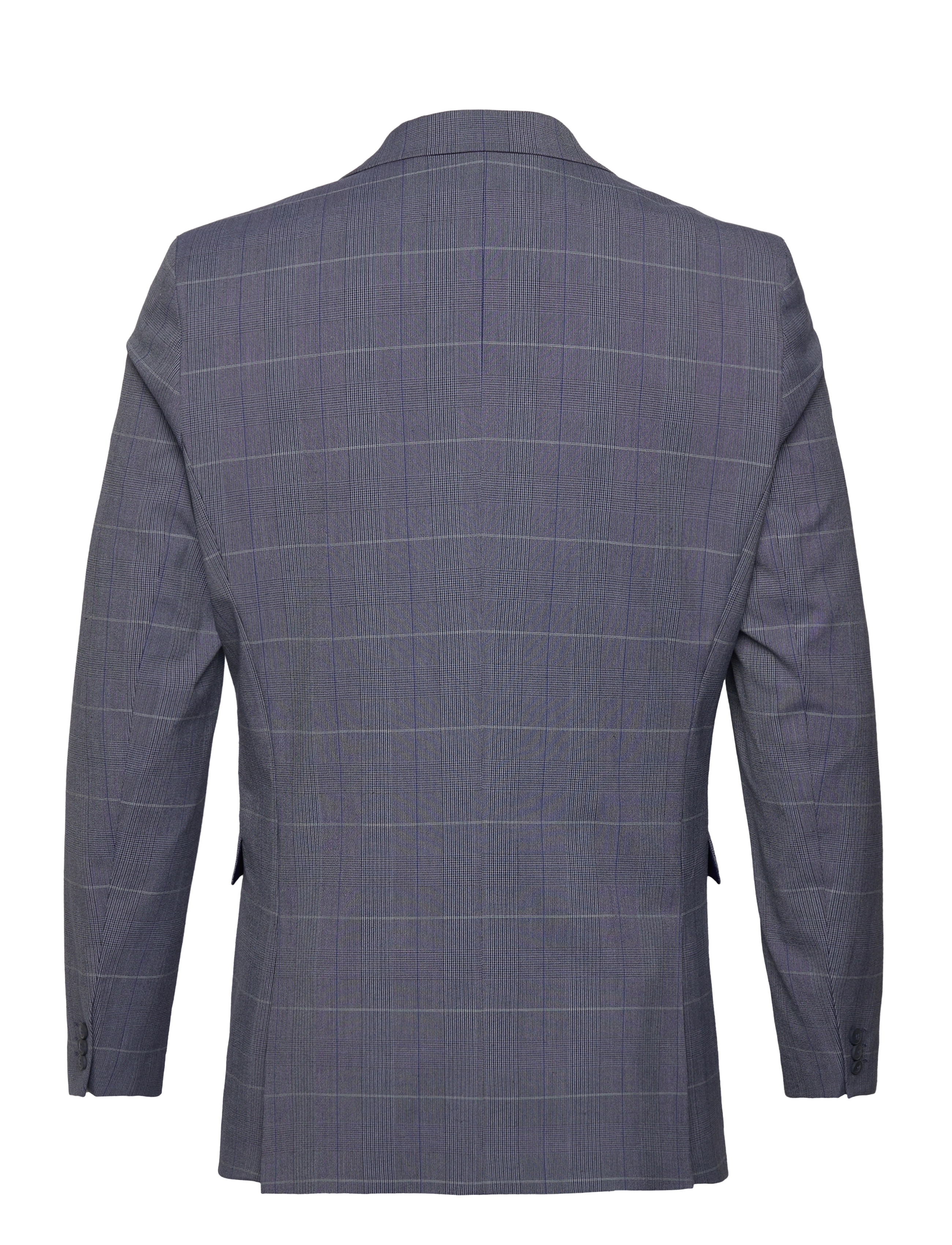 Selected - SLHSLIM-LIAM BLUE CHECK BLZ FLEX - blue shadow - 2