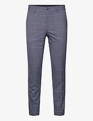 Selected Homme - SLHSLIM-LIAM BLUE CHECK TRS FLEX - suit trousers - blue shadow - 0