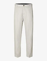 Selected Homme - SLHREGULAR-WILL LINEN TRS NOOS - pellavahousut - sand - 0
