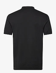 Selected Homme - SLHBERG SS KNIT POLO NOOS - miesten - black - 1