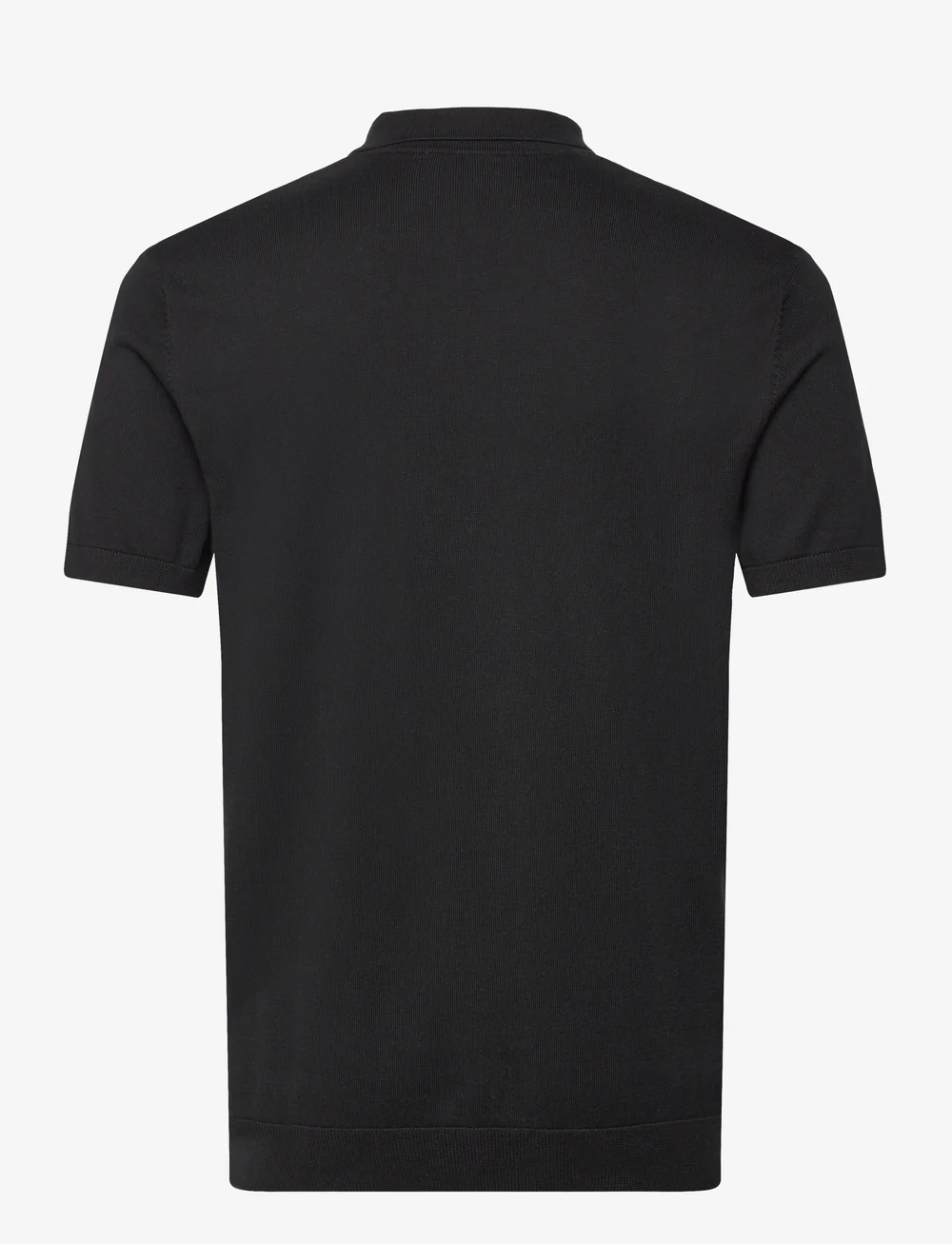 Selected - SLHBERG SS KNIT POLO NOOS - polostrik - black - 2