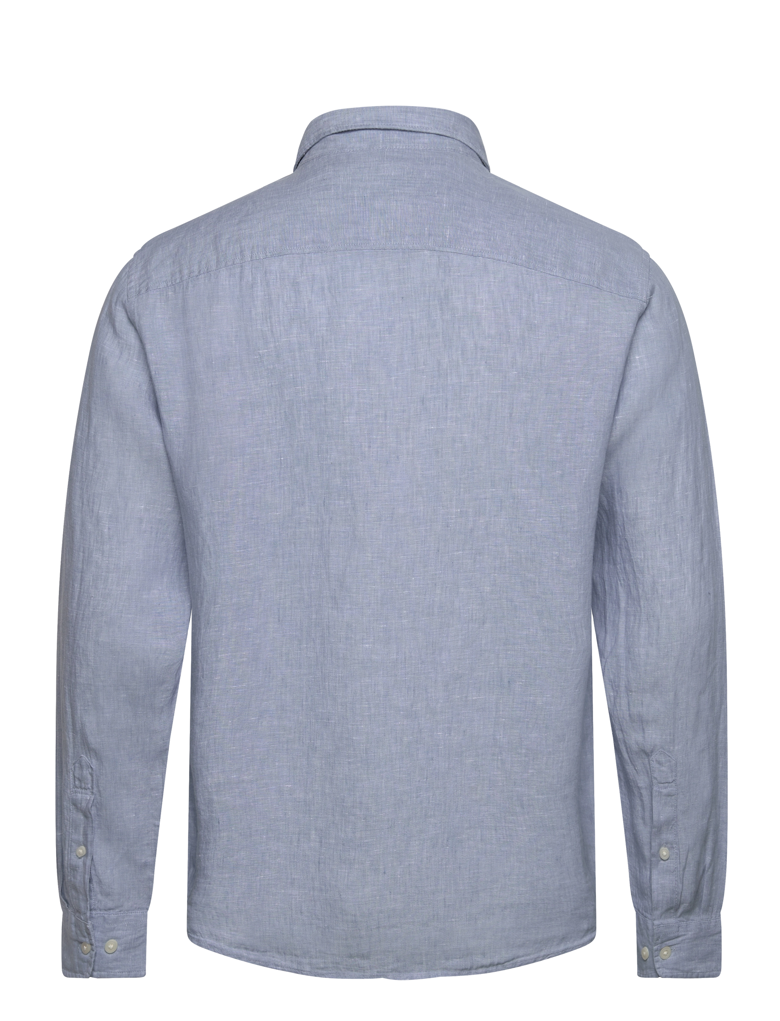 Selected - SLMCLAUS-KYLIAN REG LINEN LS SHIRT NOOS - leinenhemden - blue fog - 2