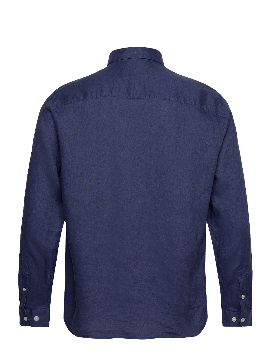 Selected - SLMREGCLAUS KYLIAN LINEN LS SHIRT NOOS - leinenhemden - oceana - 2