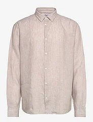 Selected Homme - SLHREGKYLIAN-LINEN SHIRT LS CLASSIC NOOS - leinenhemden - pure cashmere - 0