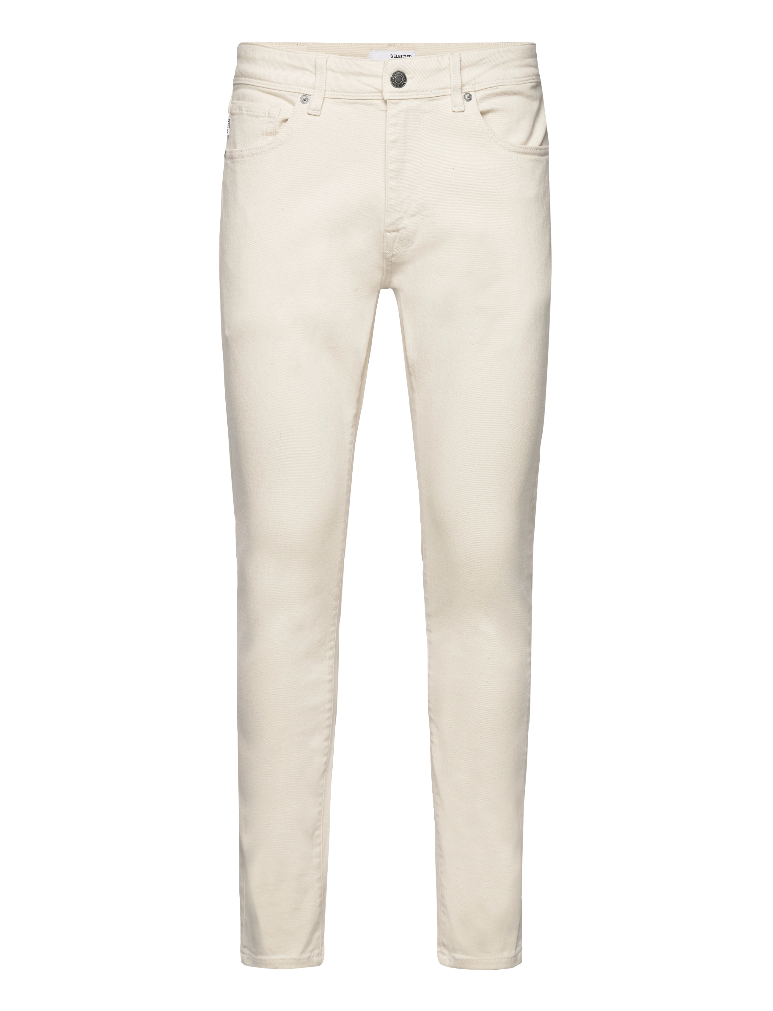Selected - SLH175-SLIM LEON 6402 ECRU SOFT JNS NOOS - ecru - 1
