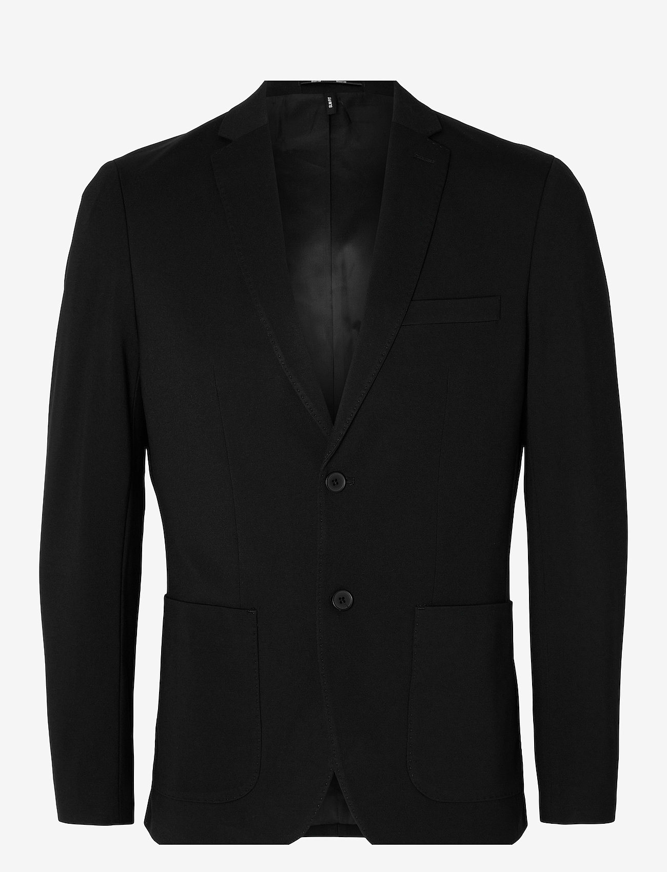 Selected - SLHSLIM-DELON JERSEY BLZ FLEX NOOS - enkelknäppta kavajer - black - 1