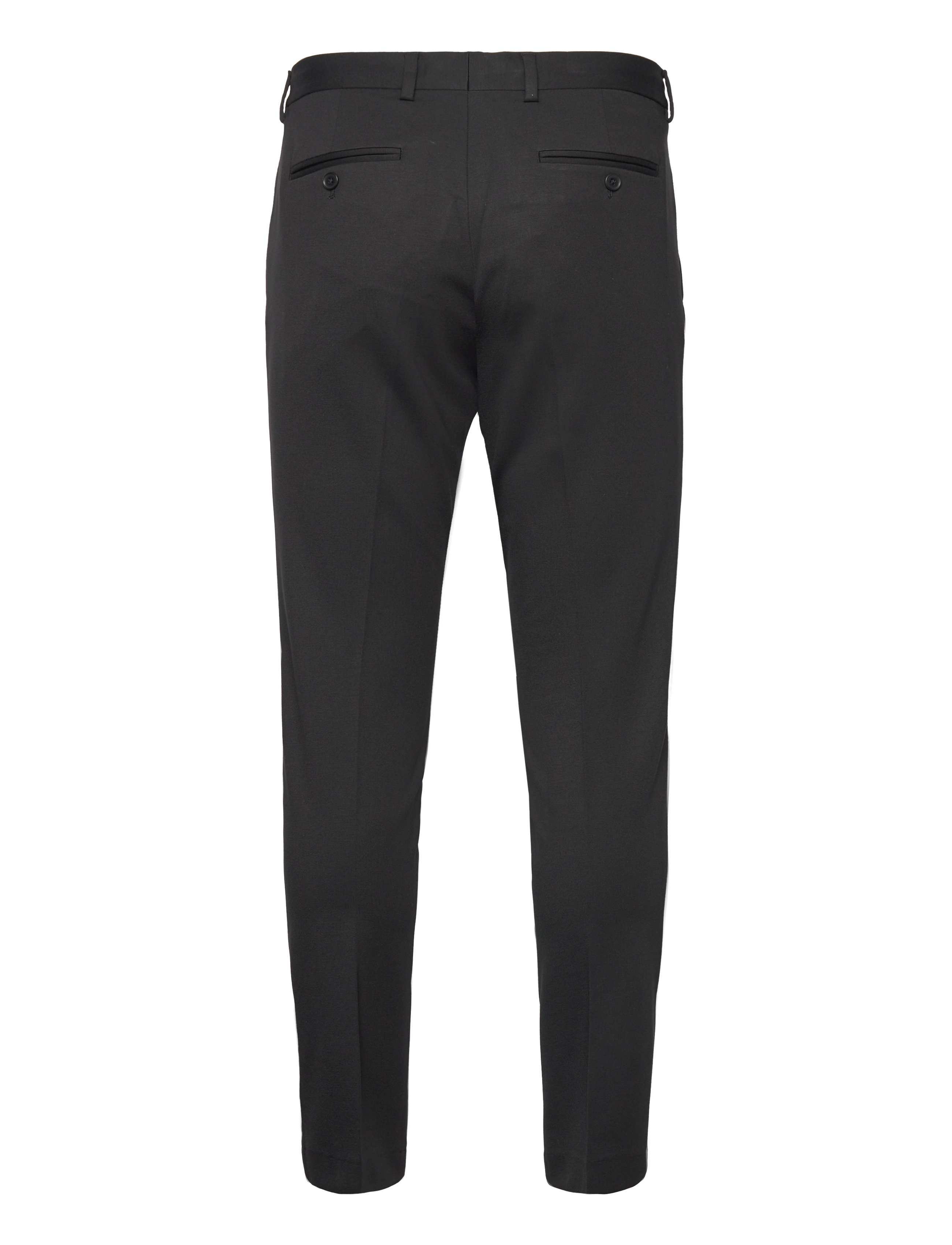 Selected - SLHSLIM-DELON JERSEY TRS FLEX NOOS - pantalons habillés - black - 2