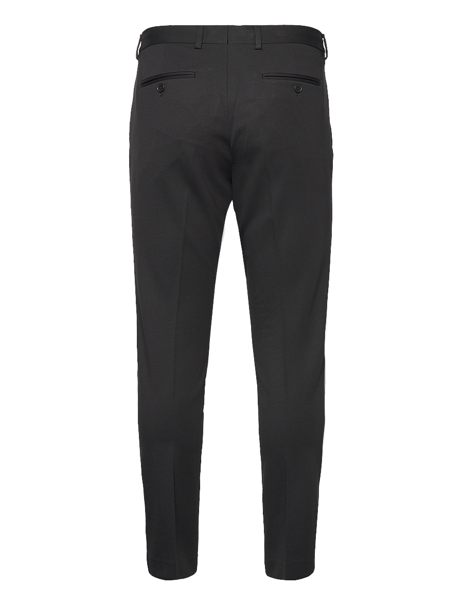 Selected - SLHSLIM-DELON JERSEY TRS FLEX NOOS - pantalons habillés - black - 2