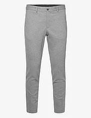 Selected Homme - SLHSLIM-DELON JERSEY TRS FLEX NOOS - pantalons - light grey melange - 0