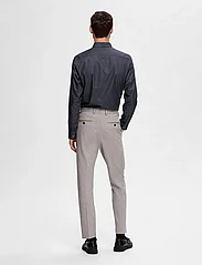 Selected Homme - SLHSLIM-DELON JERSEY TRS FLEX NOOS - pantalons - light grey melange - 9