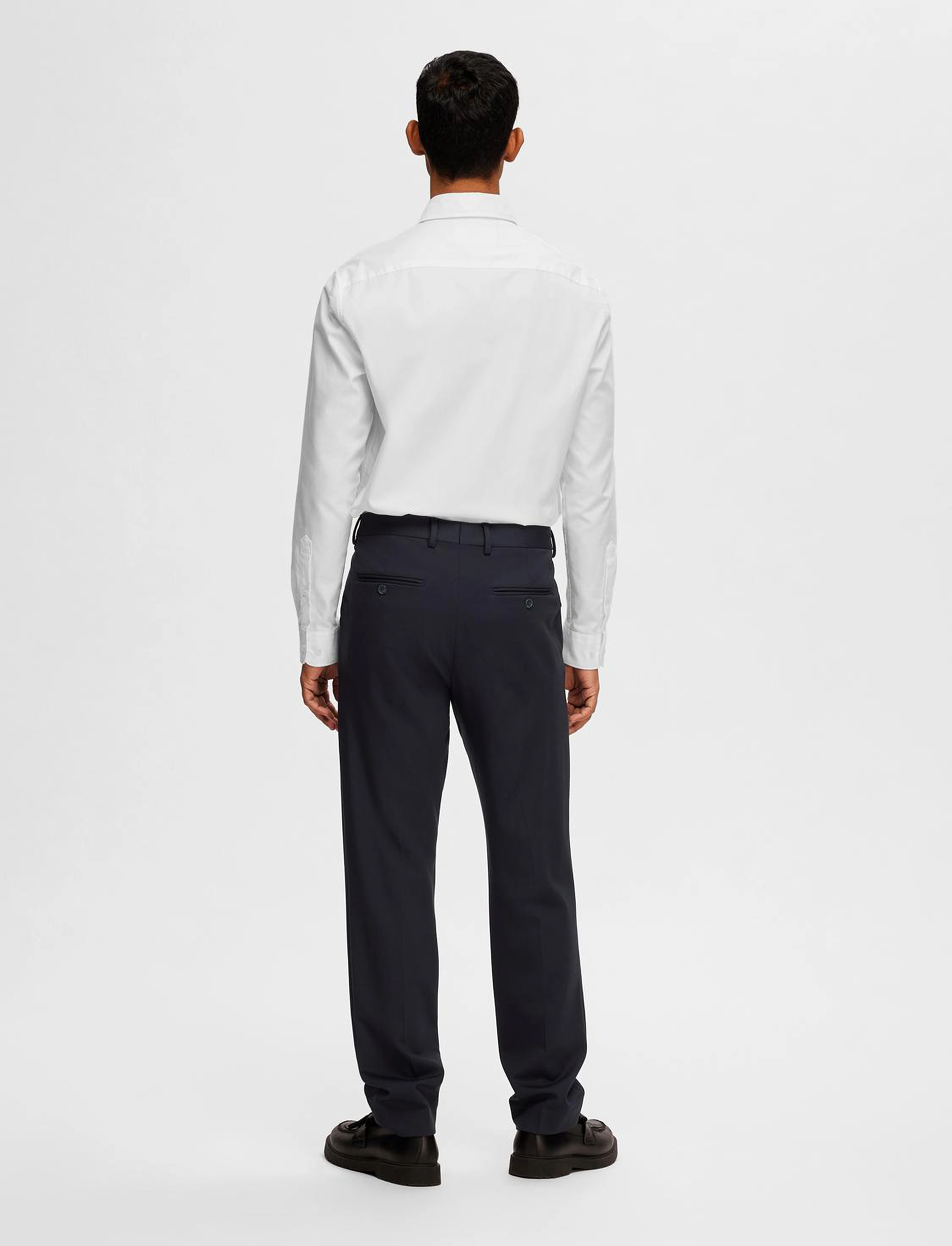 Selected - SLHSLIM-DELON JERSEY TRS FLEX NOOS - jakkafatabuxur - navy blazer - 2