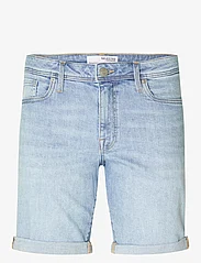 Selected Homme - SLHSLIM ALEX 3404 L.B SUPER SHORTS NOOS - jeansowe szorty - blue denim - 1