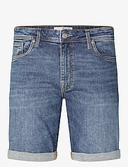 Selected Homme - SLHSLIM ALEX 3405 M.B SUPER SHORTS NOOS - jeansowe szorty - blue denim - 0