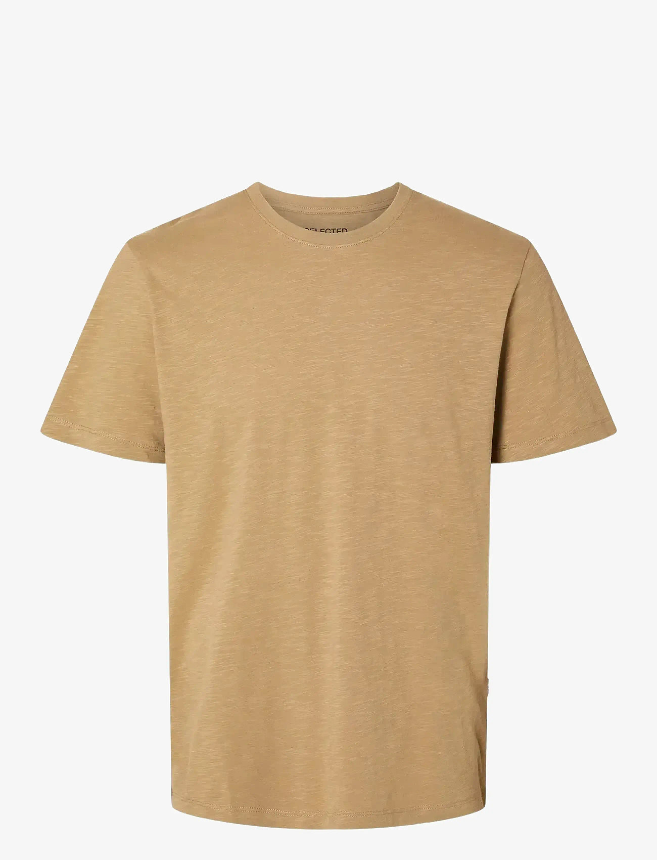 Selected - SLHASPEN SLUB SS O-NECK TEE NOOS - lühikeste varrukatega t-särgid - kelp - 1