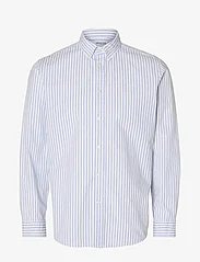 Selected Homme - SLHSLIMRICK-POPLIN SHIRT LS NOOS - basic shirts - bright white - 0
