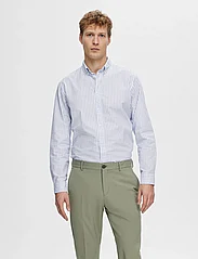 Selected Homme - SLHSLIMRICK-POPLIN SHIRT LS NOOS - basic overhemden - bright white - 2