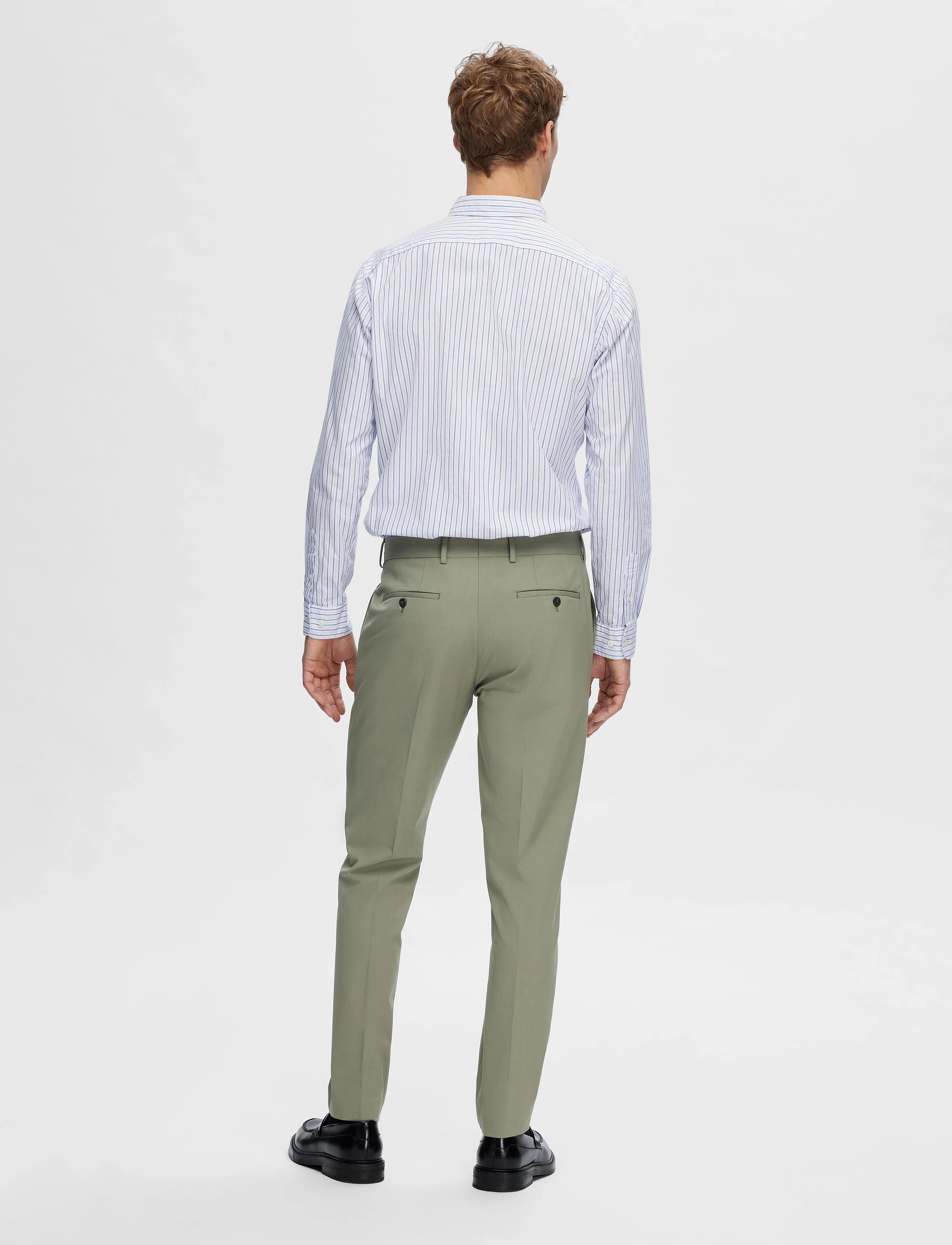 Selected - SLHSLIMRICK-POPLIN SHIRT LS NOOS - bright white - 3