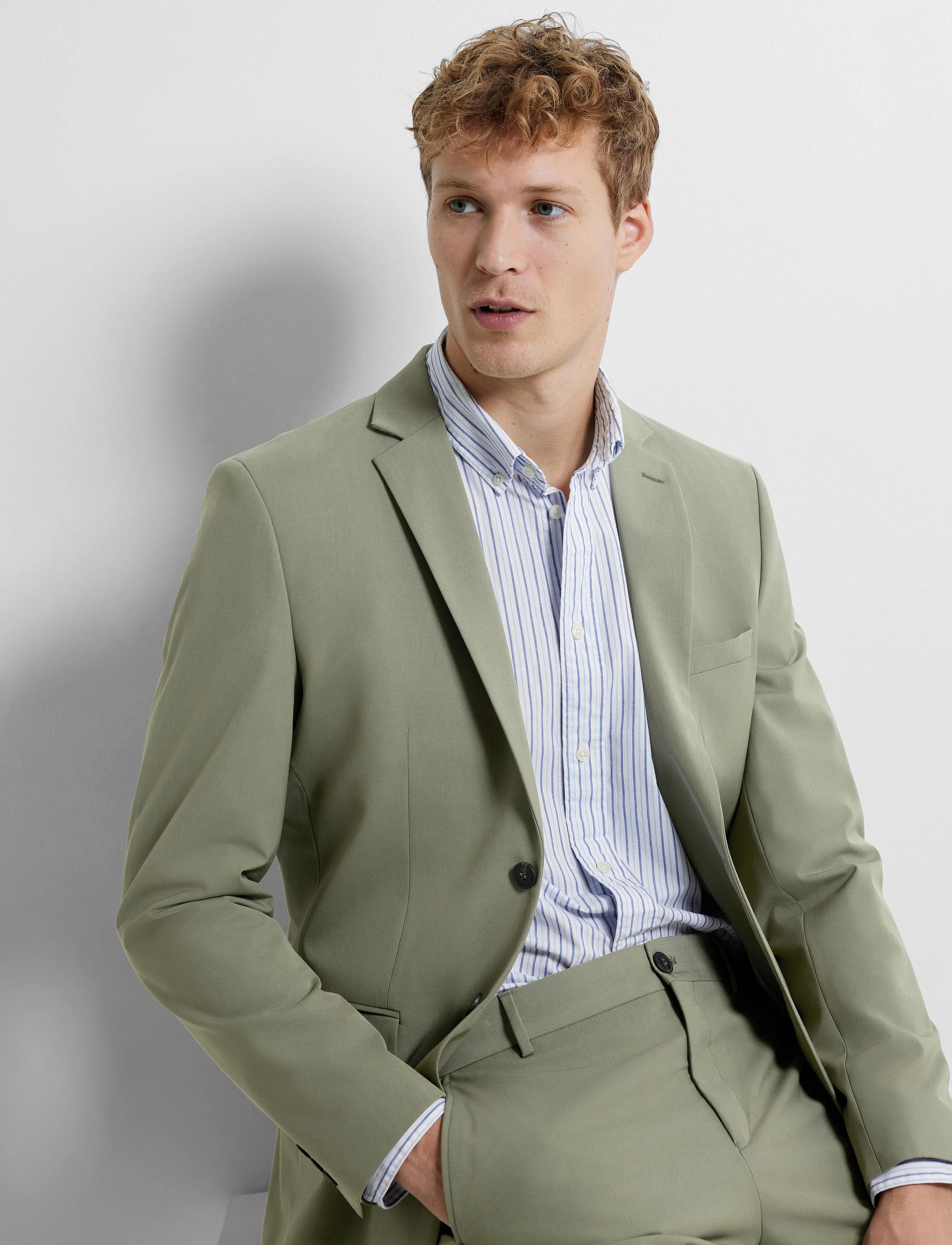 Selected - SLHSLIMRICK-POPLIN SHIRT LS NOOS - bright white - 4