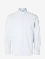 Selected Homme - SLHSLIMRICK-POPLIN SHIRT LS NOOS - basic shirts - light blue - 0