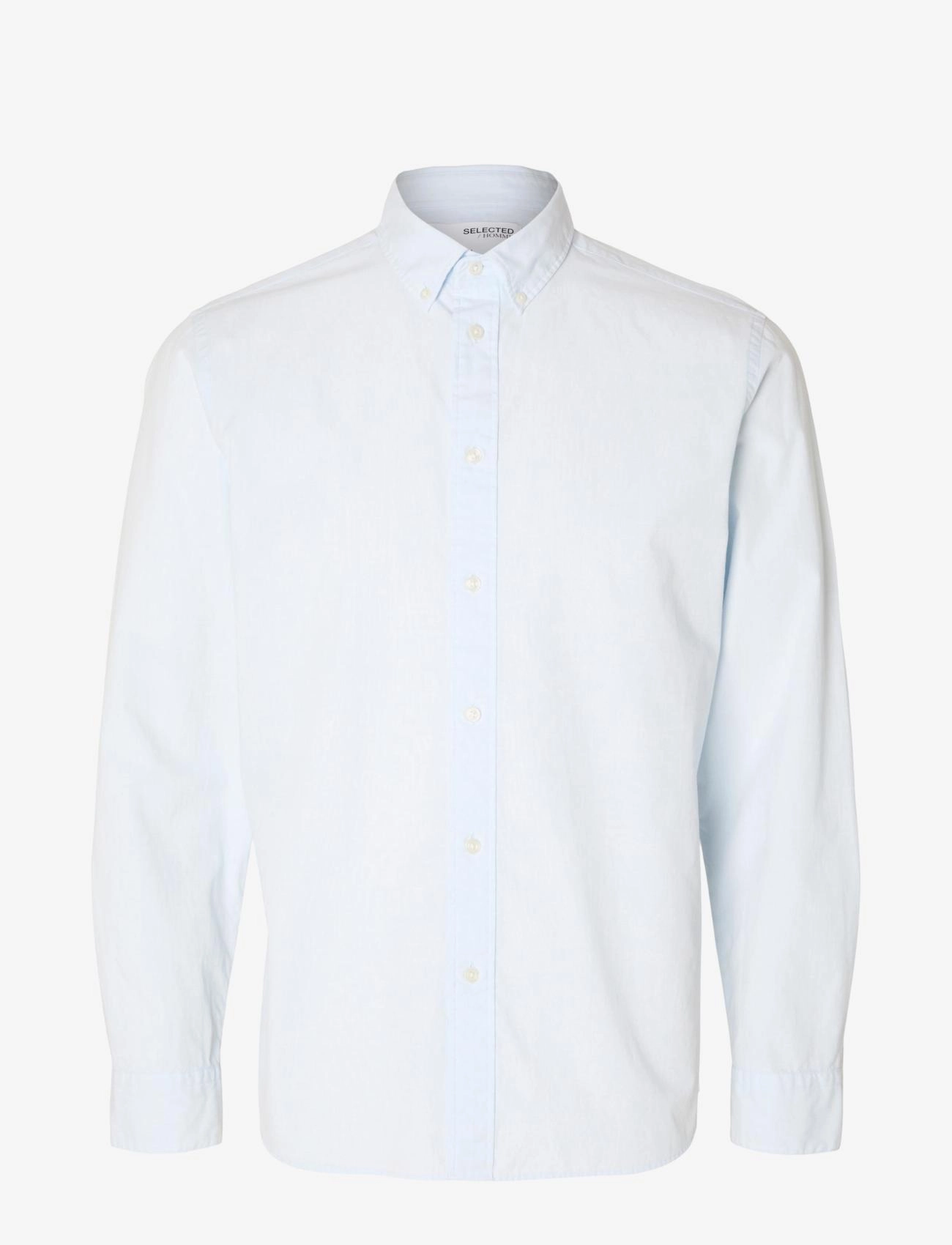 Selected - SLHSLIMRICK-POPLIN SHIRT LS NOOS - light blue - 1