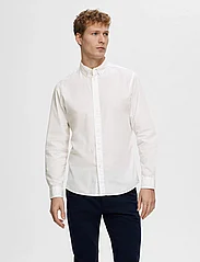 Selected Homme - SLHSLIMRICK-POPLIN SHIRT LS NOOS - basic shirts - white - 5