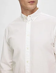 Selected Homme - SLHSLIMRICK-POPLIN SHIRT LS NOOS - basic shirts - white - 3