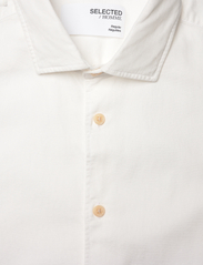 Selected Homme - SLHREGBOND-GARMENT DYED SHIRT LS - casual shirts - bright white - 2