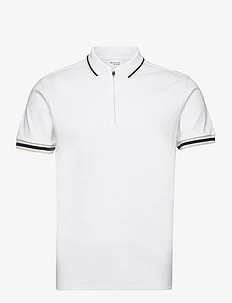 SLHSLIM-TOULOUSE DETAIL SS POLO NOOS, Selected Homme