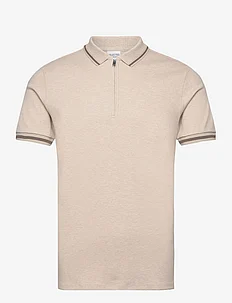 SLHSLIM-TOULOUSE DETAIL SS POLO NOOS, Selected Homme