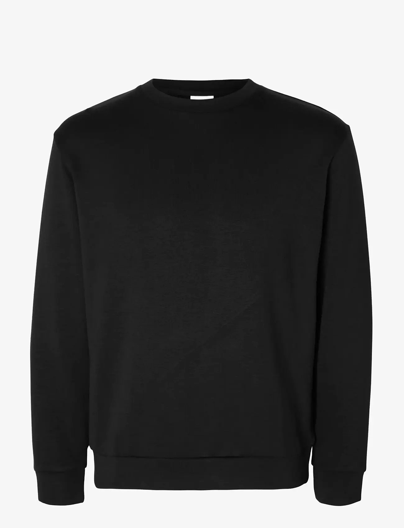 Selected - SLMEMANUEL SOFT CREW NECK SWEAT NOOS - nach anlass kaufen - black - 1