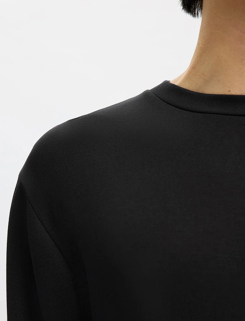 Selected - SLMEMANUEL SOFT CREW NECK SWEAT NOOS - nach anlass kaufen - black - 5