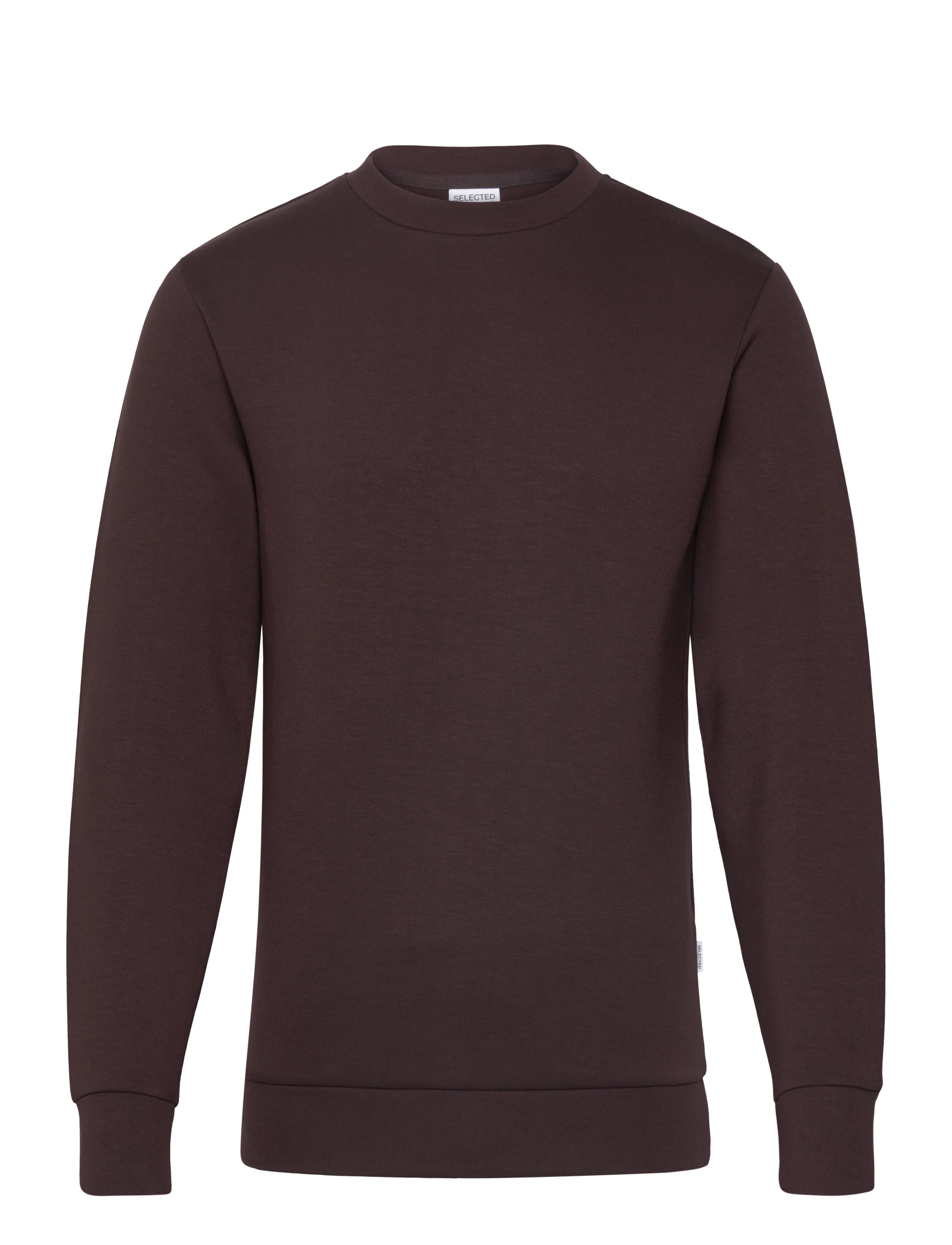 Selected - SLHEMANUEL SOFT CREW NECK SWEAT NOOS - prekės kiekvienai progai - chocolate torte - 1