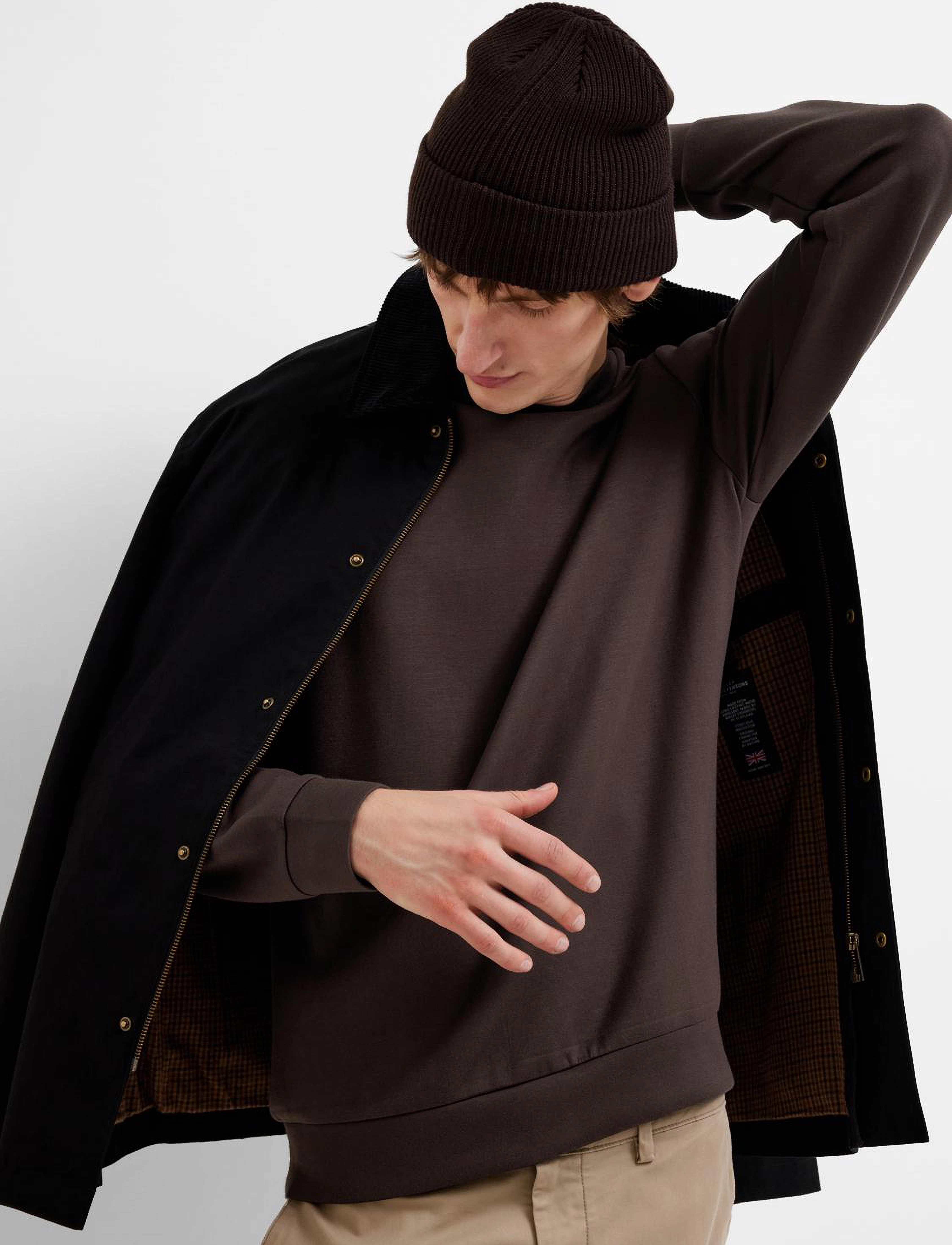Selected - SLHEMANUEL SOFT CREW NECK SWEAT NOOS - prekės kiekvienai progai - chocolate torte - 5