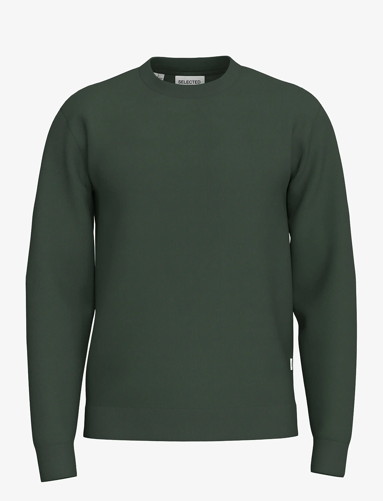Selected - SLMEMANUEL SOFT CREW NECK SWEAT NOOS - nach anlass kaufen - deep forest - 1