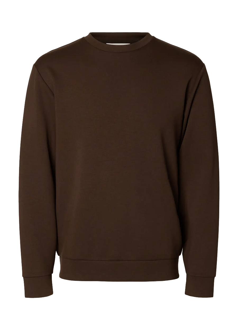 Selected - SLHEMANUEL SOFT CREW NECK SWEAT NOOS - nach anlass kaufen - demitasse - 1