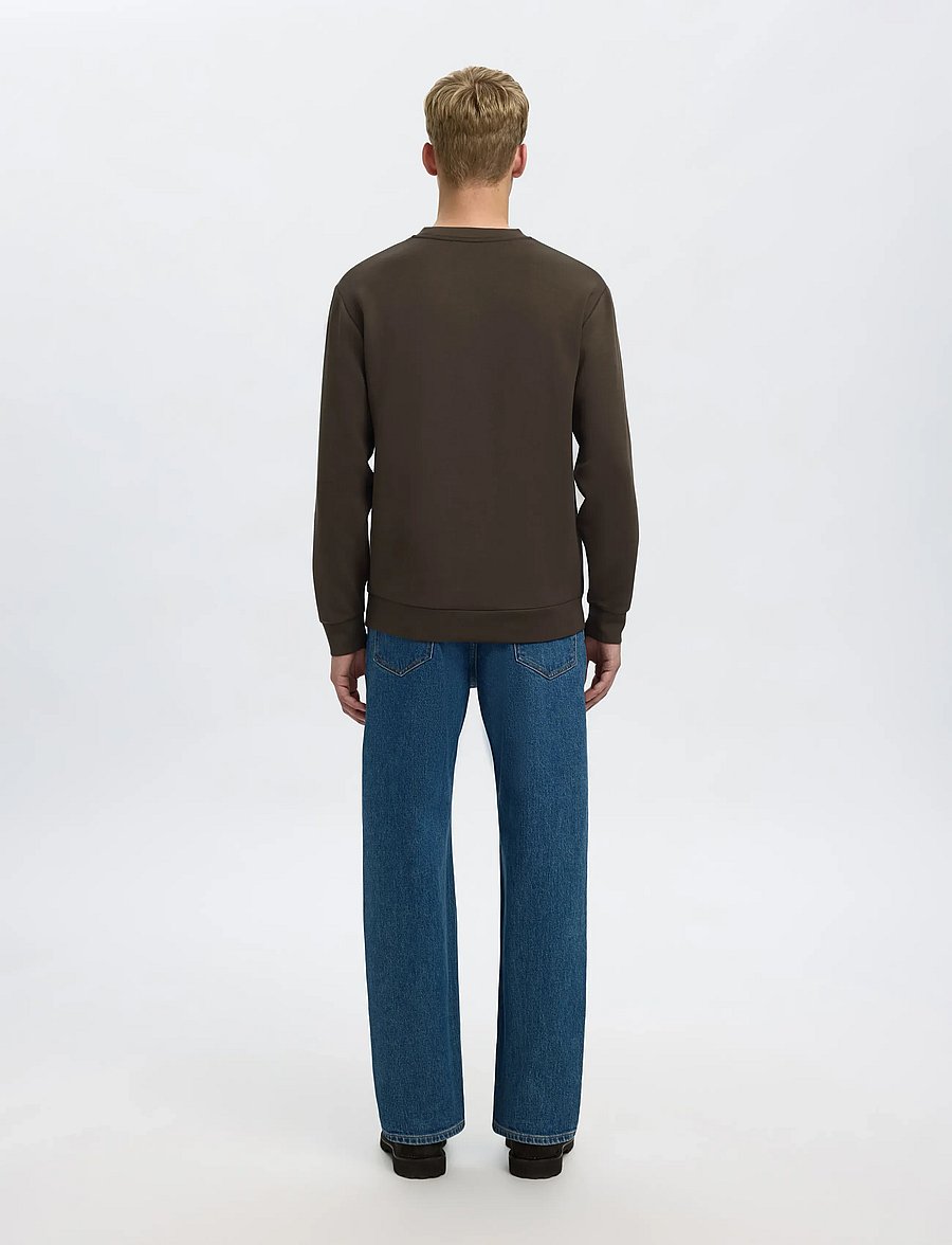 Selected - SLHEMANUEL SOFT CREW NECK SWEAT NOOS - nach anlass kaufen - demitasse - 2
