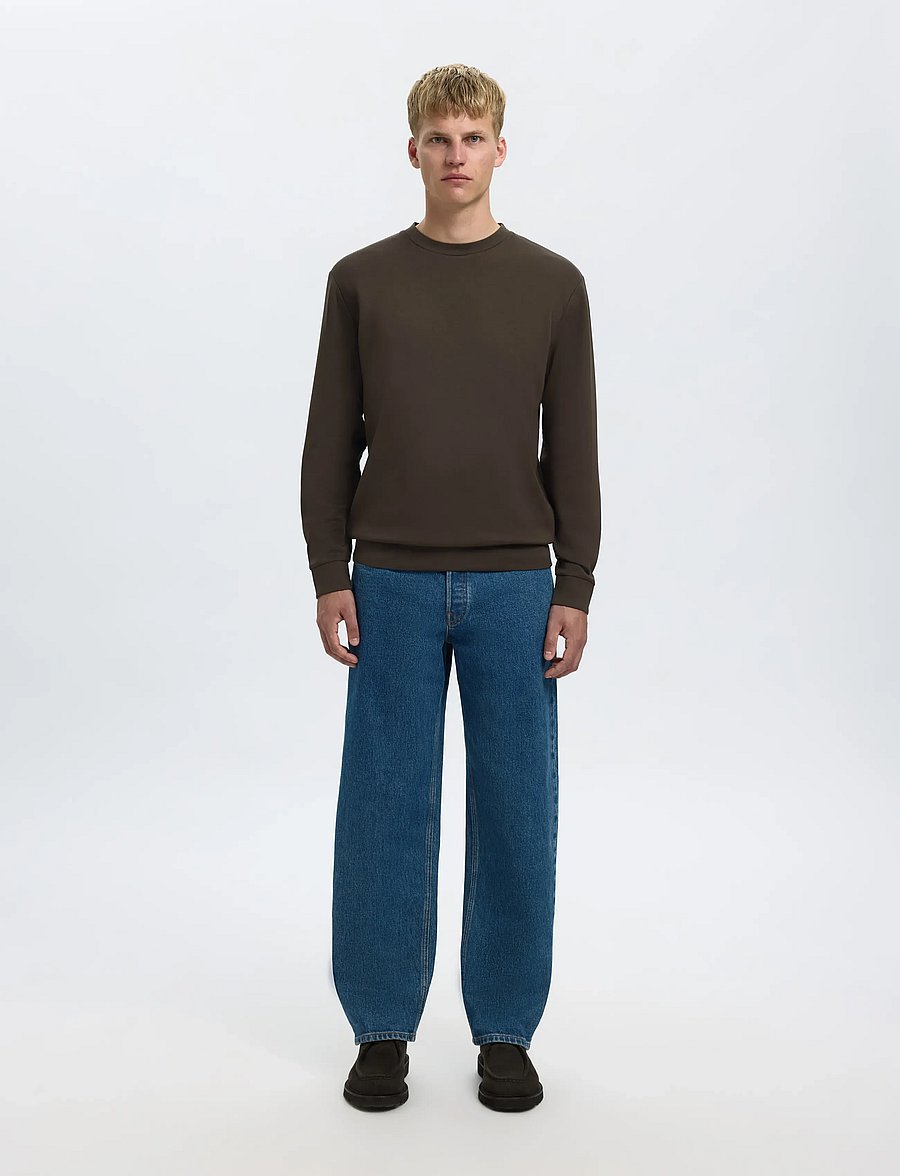 Selected - SLHEMANUEL SOFT CREW NECK SWEAT NOOS - nach anlass kaufen - demitasse - 3