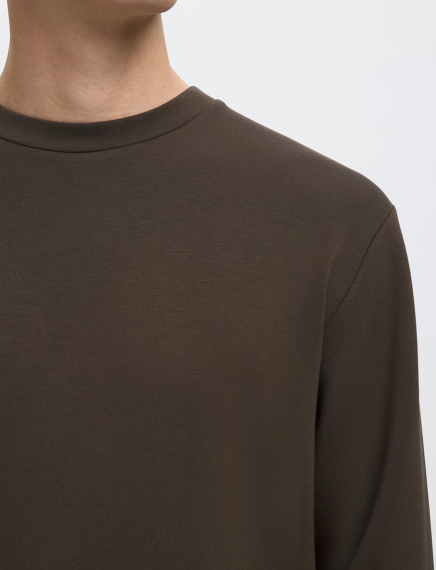 Selected - SLHEMANUEL SOFT CREW NECK SWEAT NOOS - nach anlass kaufen - demitasse - 4
