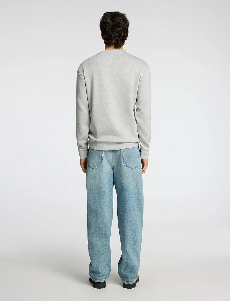 Selected - SLMEMANUEL SOFT CREW NECK SWEAT NOOS - kollektioner - light grey melange - 2